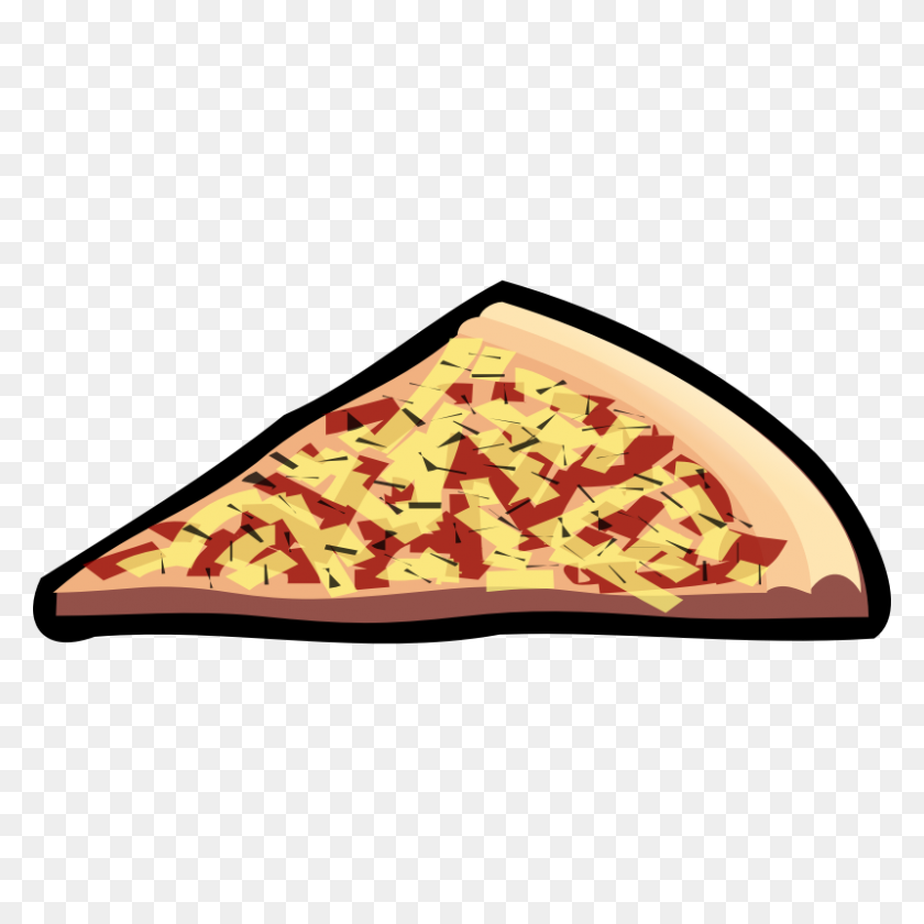 800x800 Clipart - Slice Of Pizza PNG