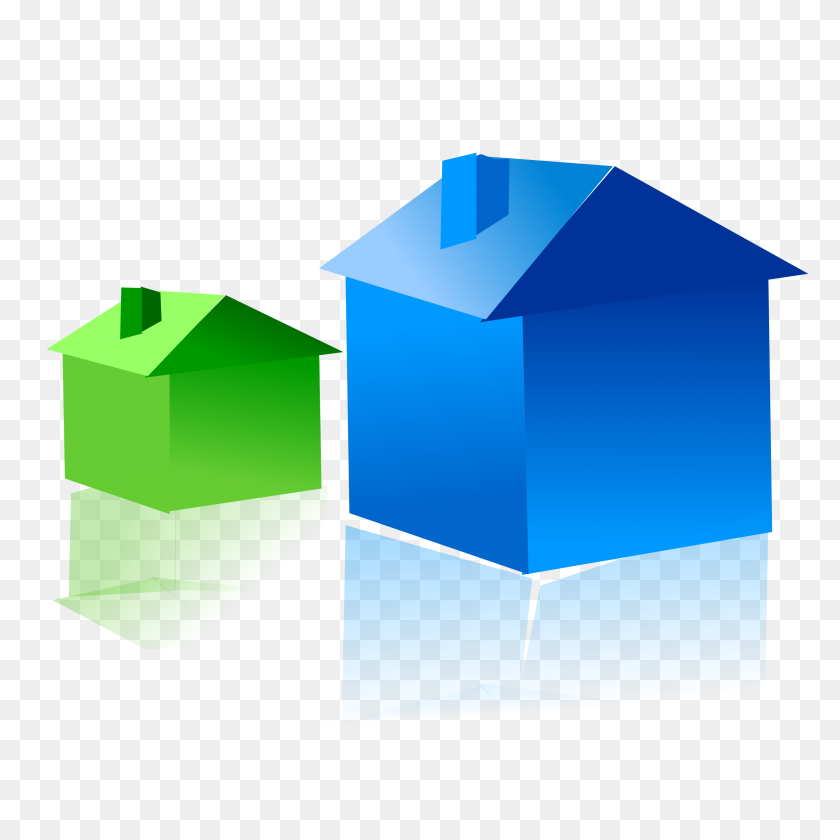 2400x2400 Clipart - Small House Clipart