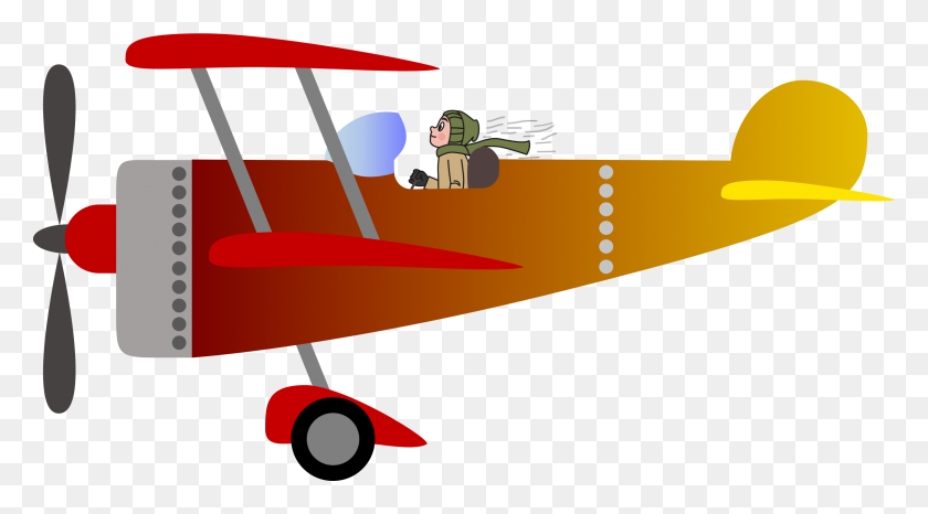 2399x1251 Clipart - Small Plane Clipart