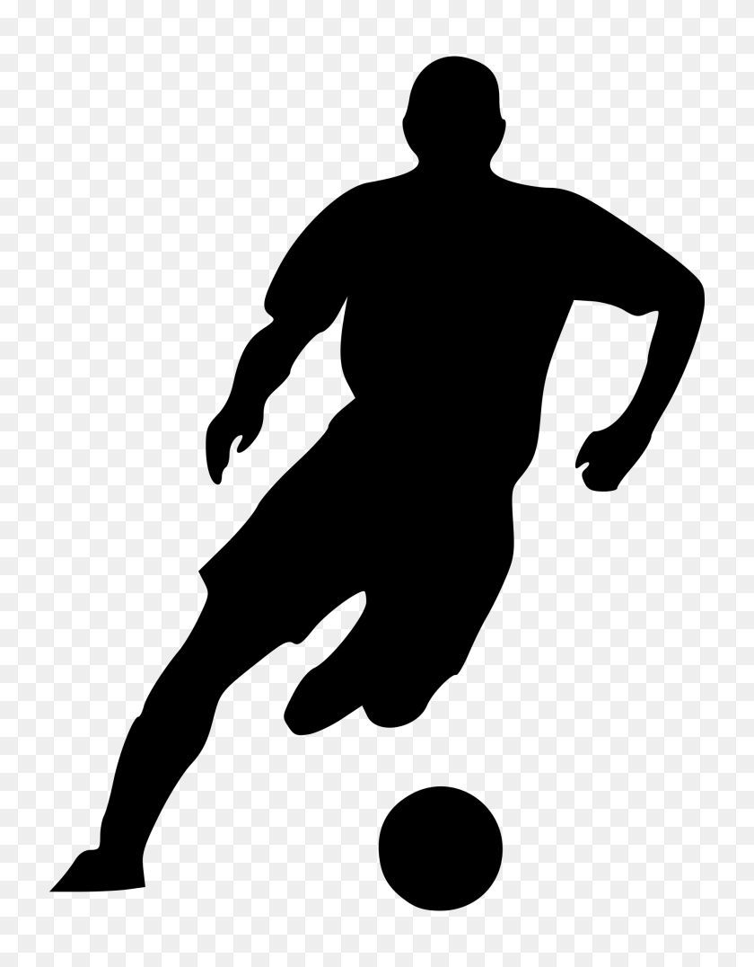 1842x2400 Clipart - Soccer Player PNG