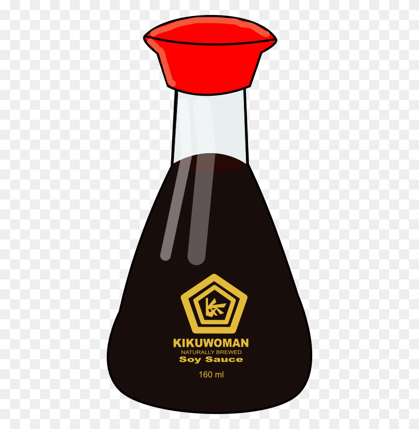 412x800 Clipart - Soy Sauce Clipart