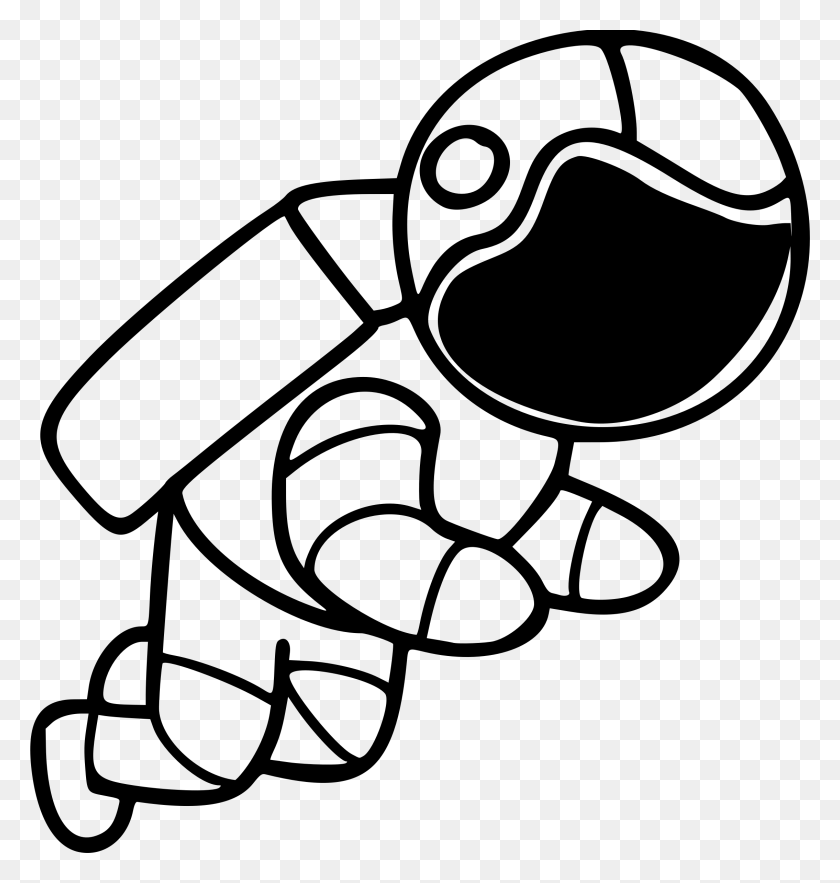 2270x2398 Clipart - Spaceman PNG