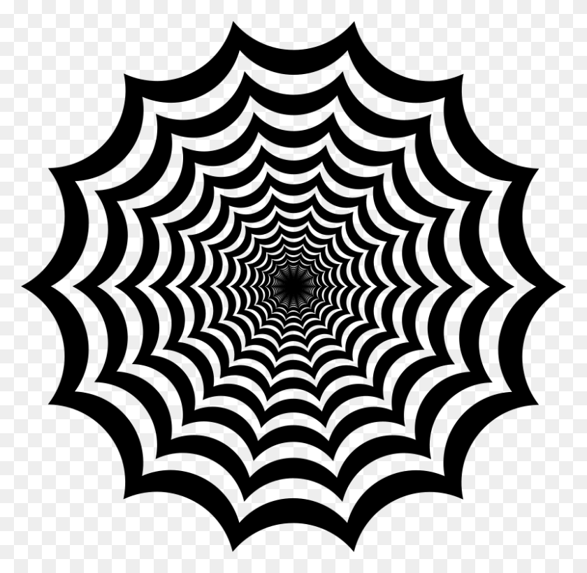 800x780 Clipart - Spiderweb PNG