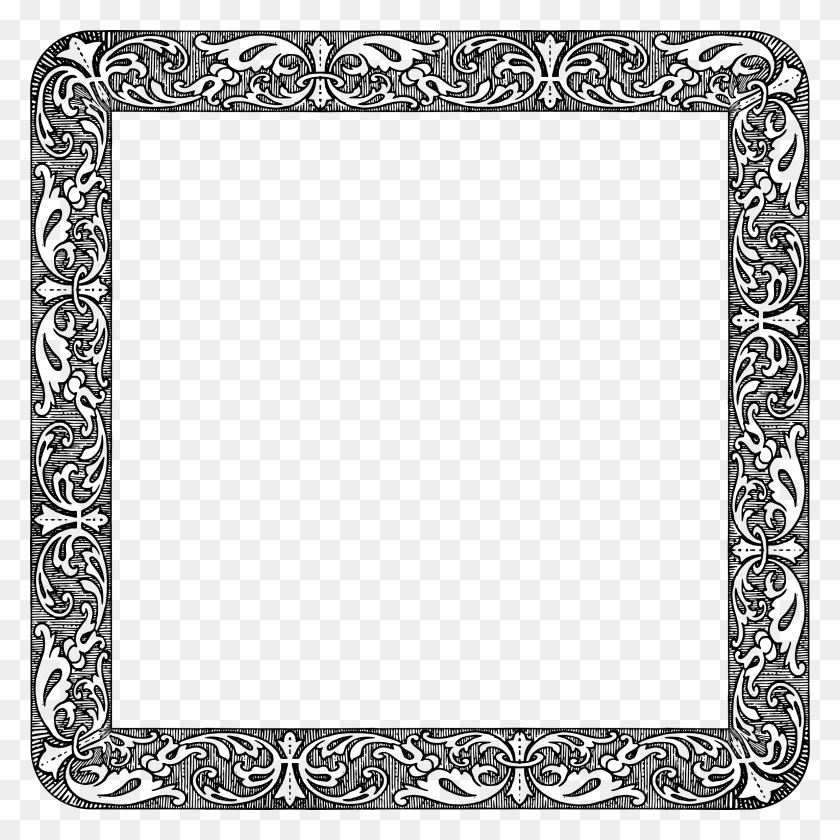 2308x2308 Clipart - Square Frame PNG