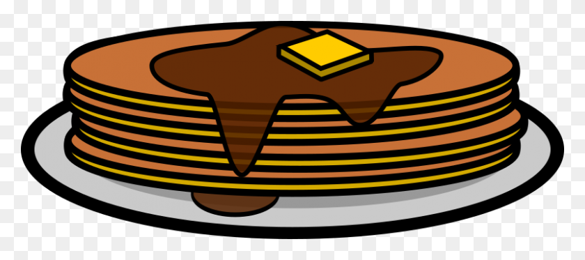 800x322 Clipart - Stack Of Pancakes Clipart