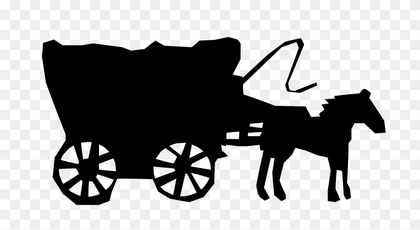 2400x1236 Clipart - Stagecoach Clipart