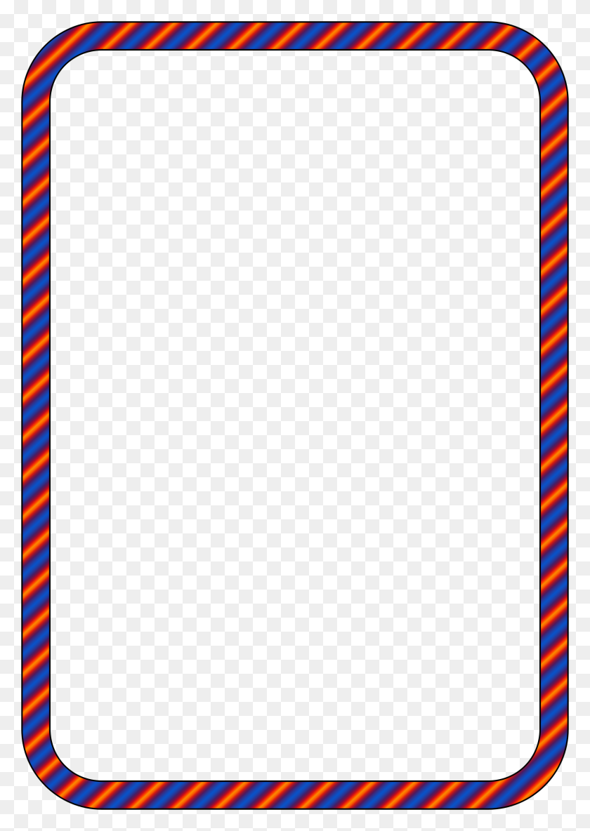 1596x2300 Clipart - Yellow Border PNG