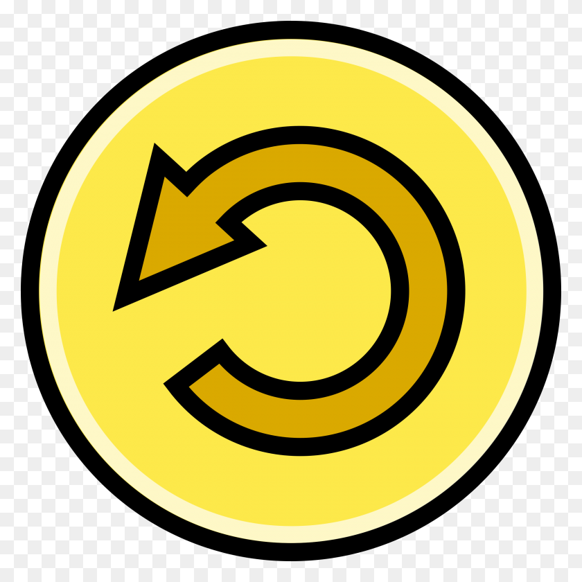 2400x2400 Clipart - Yellow Circle PNG