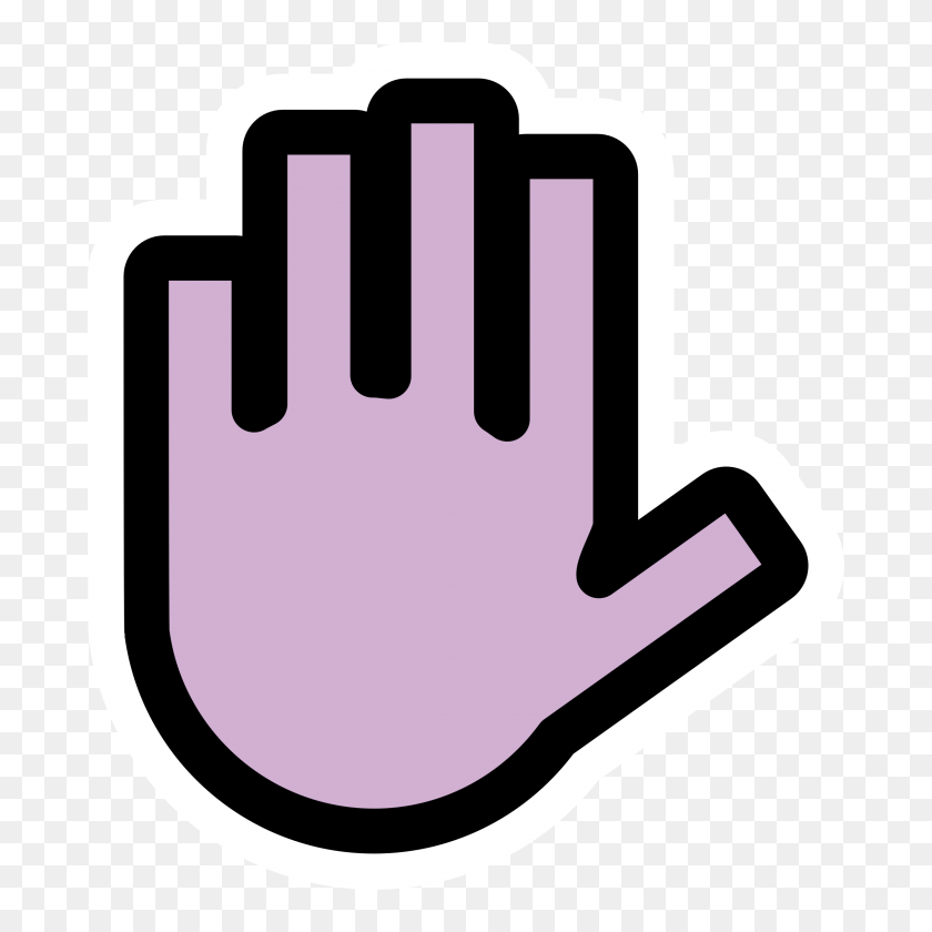 2400x2400 Clipart - Stop Hand Clipart