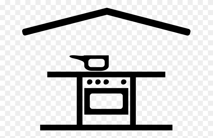 665x488 Clipart - Stove Clipart Black And White