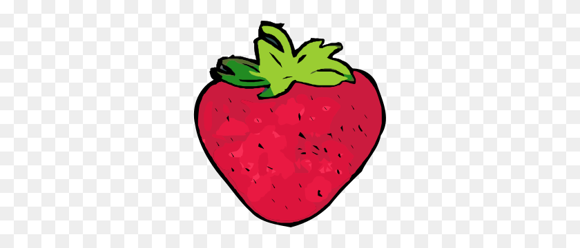282x300 Clipart - Strawberry Clipart PNG