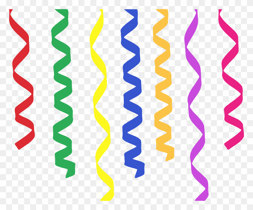 2400x1968 Clipart - Streamers Clipart