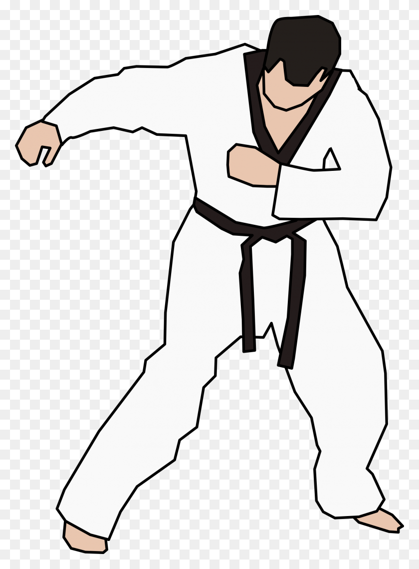 1734x2400 Clipart - Taekwondo Clip Art