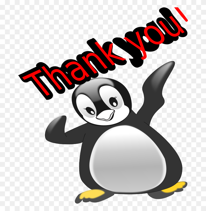 692x800 Clipart - Thank You PNG