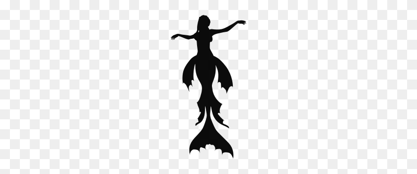 152x290 Clipart - Mermaid Silhouette PNG