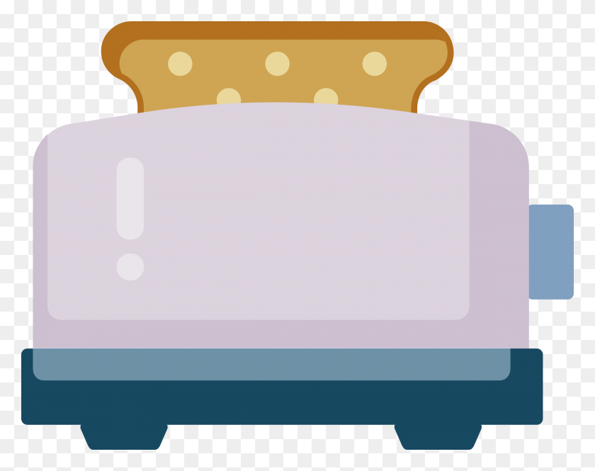 2400x1864 Clipart - Toaster Clipart