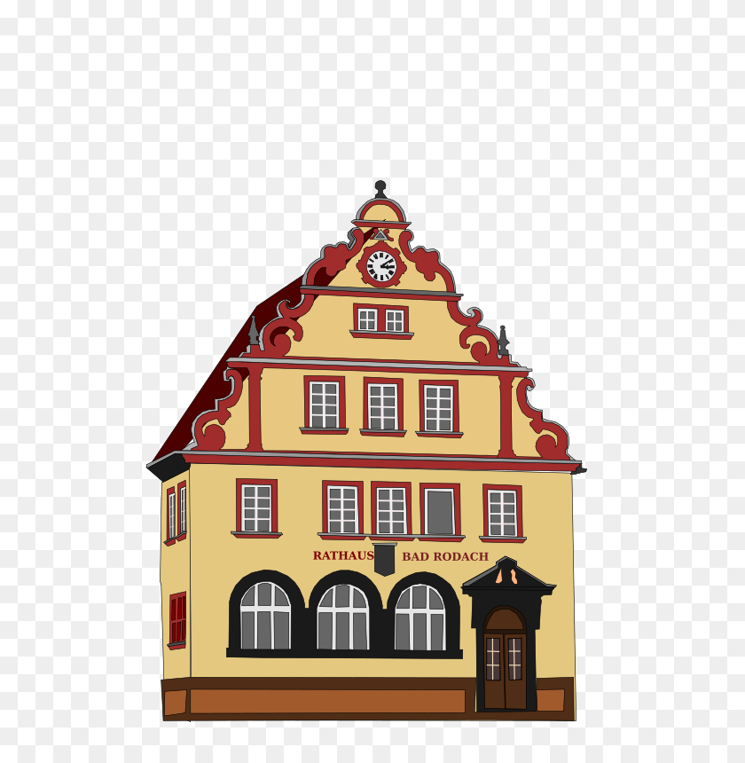 531x800 Clipart - Town Hall Clipart