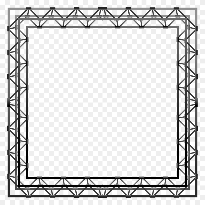 2368x2368 Clipart - Metal Frame PNG