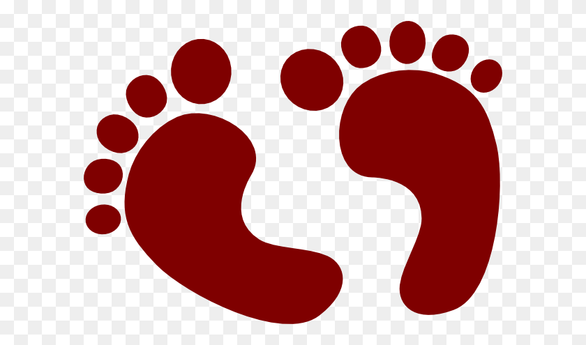 600x435 Clipart - Track Foot Clipart