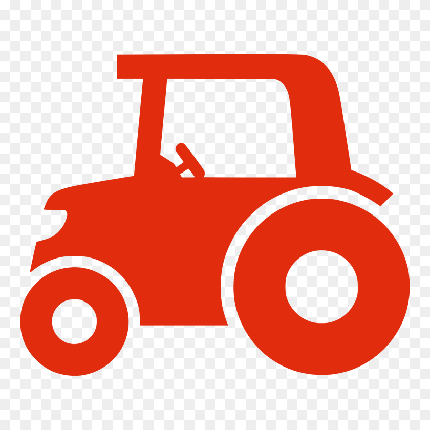 2400x2400 Clipart - Tractor With Trailer Clipart