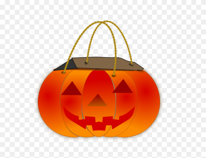 800x600 Clipart - Trick Or Treat Bag Clipart