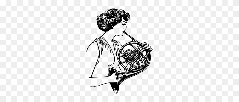 234x300 Clipart - Trombone Clipart Black And White