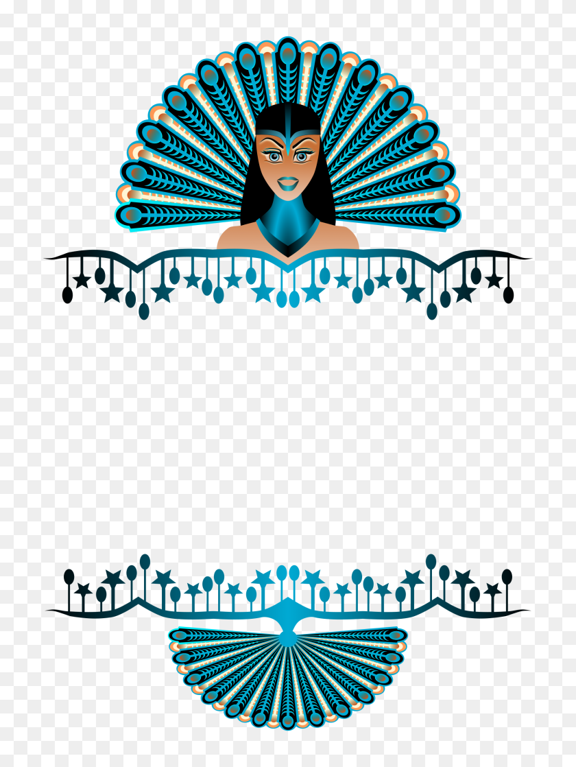 1768x2400 Clipart - Turquoise Border Clipart