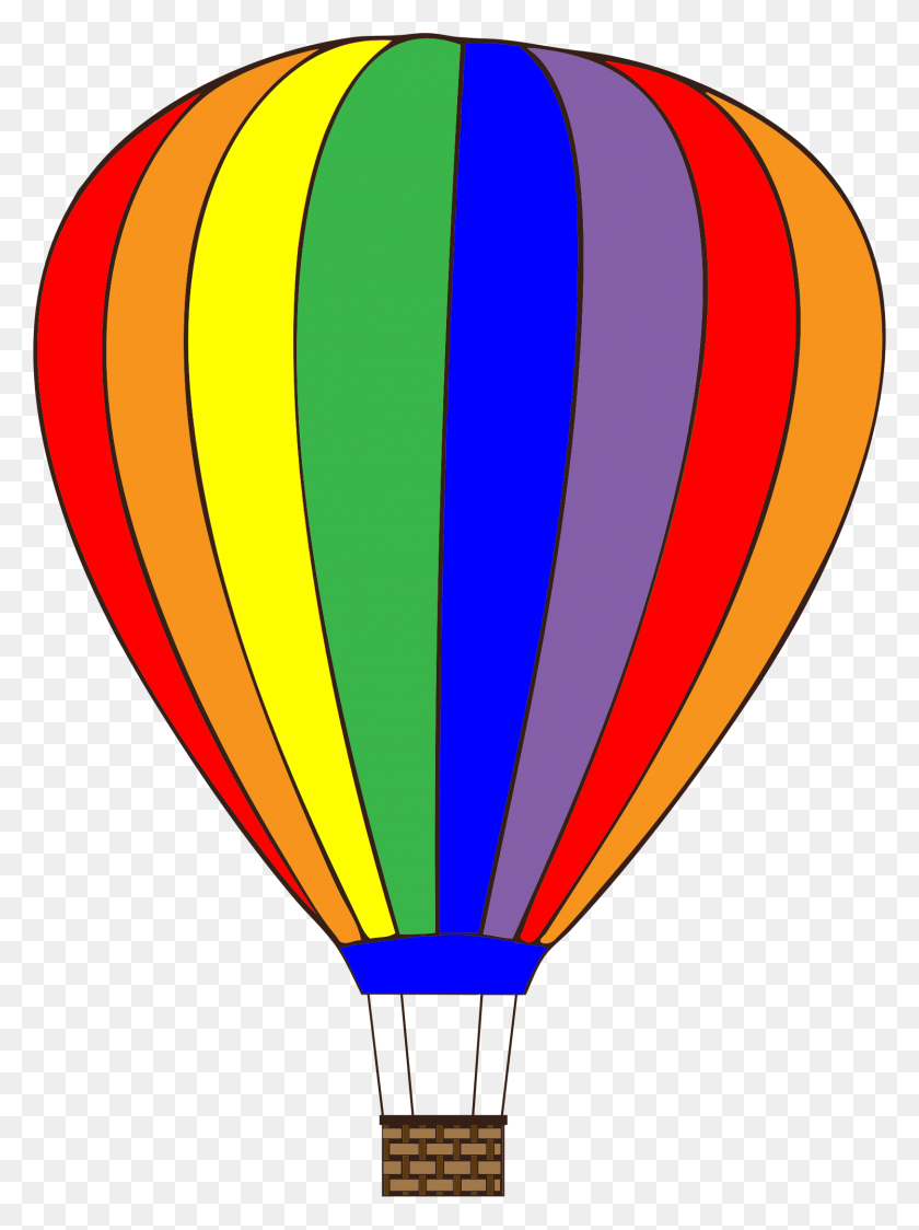 1624x2217 Clipart - Vintage Hot Air Balloon Clipart