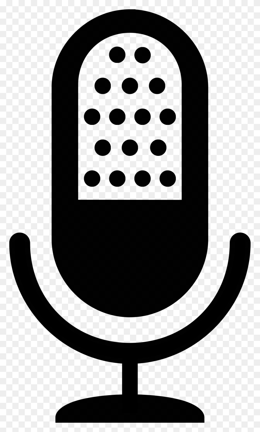 1403x2400 Clipart - Microphone Icon PNG
