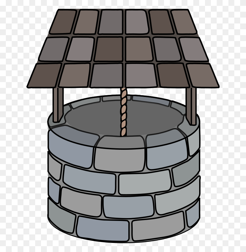 660x800 Clipart - Water Well Clipart