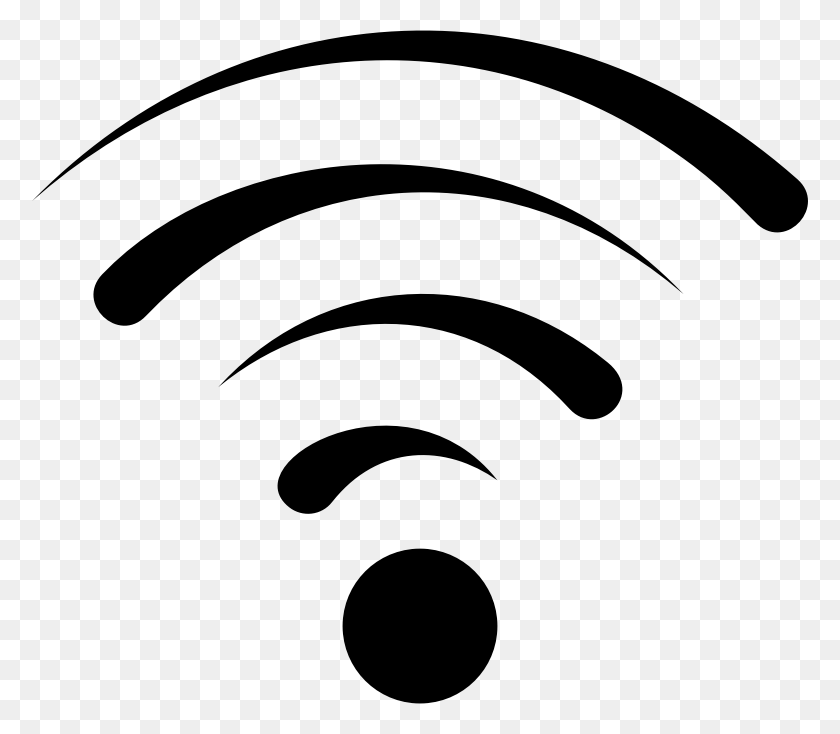 776x674 Clipart - Wifi Clipart