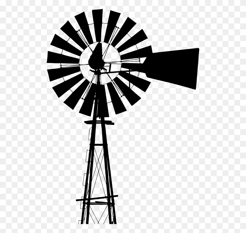 522x734 Clipart - Windmill PNG