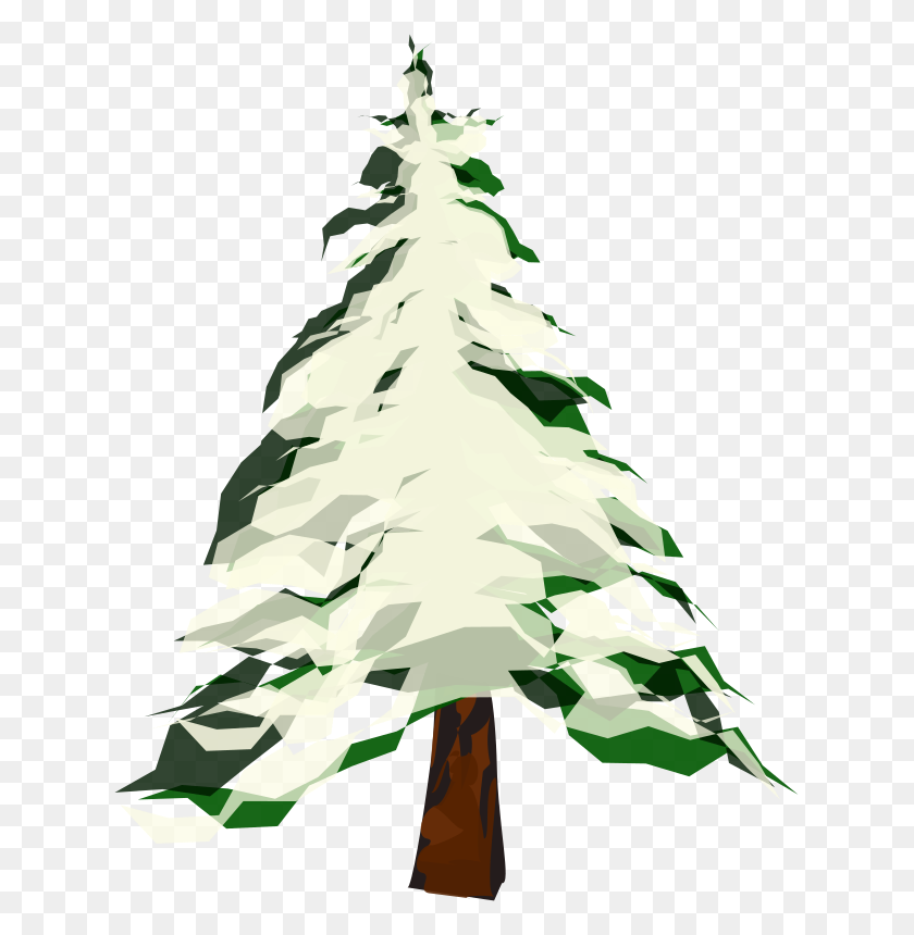 631x800 Clipart - Winter Tree PNG