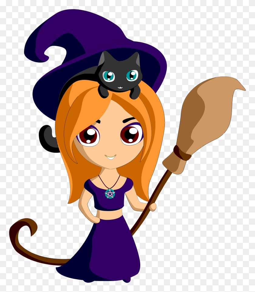 2004x2320 Clipart - Witch Clipart