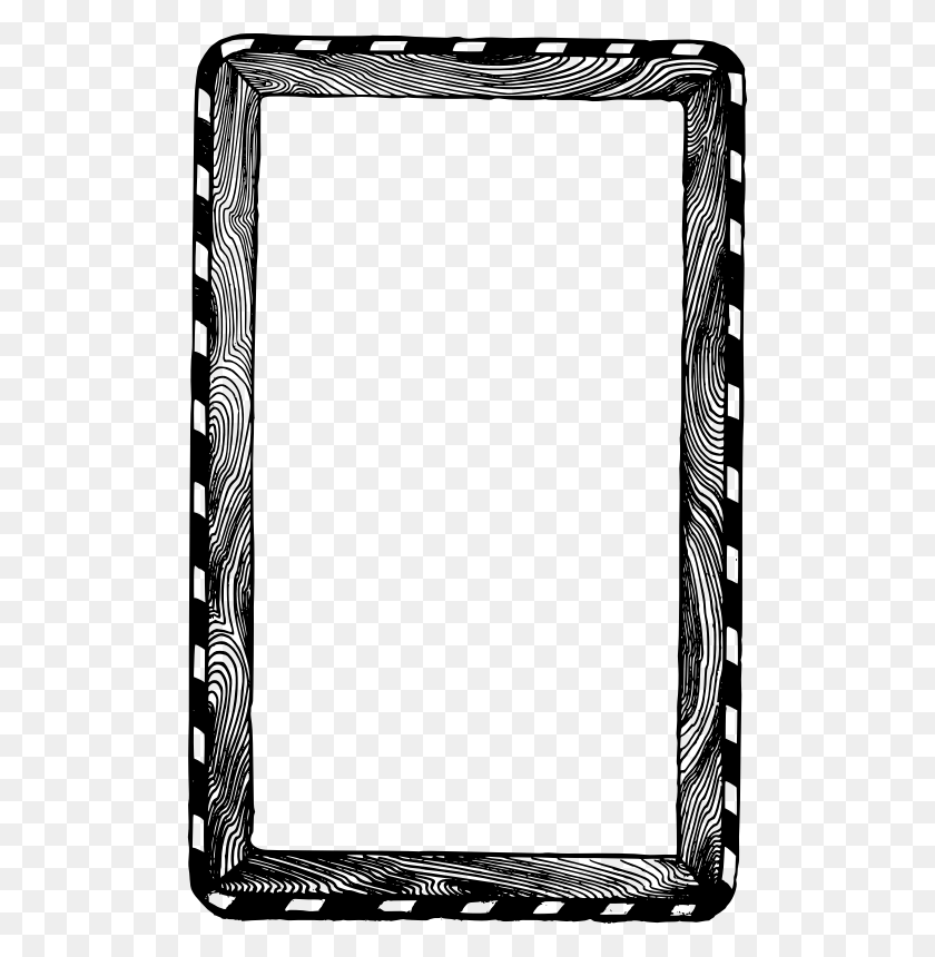 504x800 Clipart - Wood Frame PNG