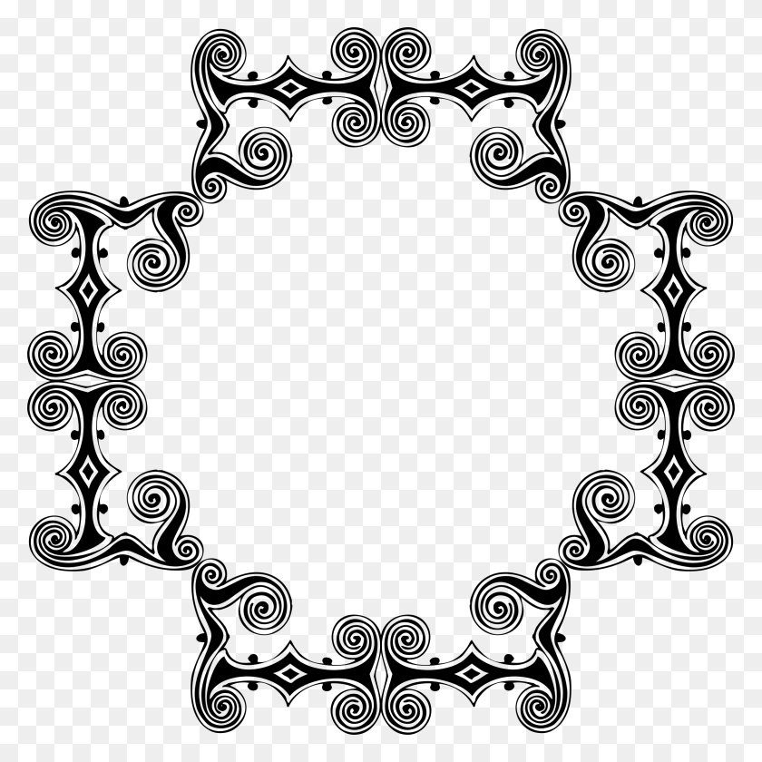 2338x2338 Clipart - Abstract Clipart Black And White