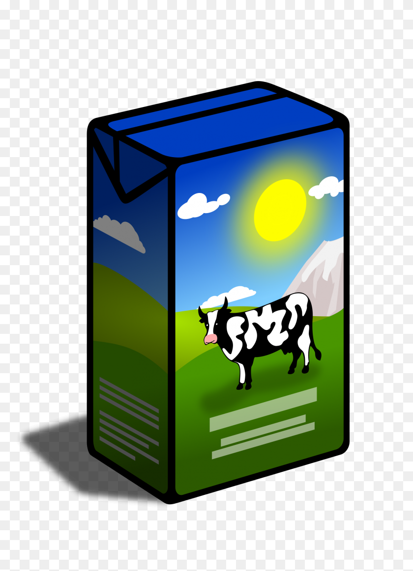 1697x2400 Клипарт - Картинки Картонного Молока
