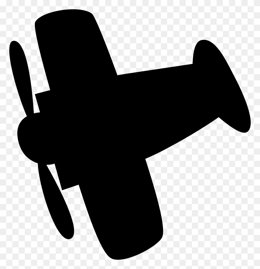 2310x2400 Clipart - Airplane Silhouette Clip Art