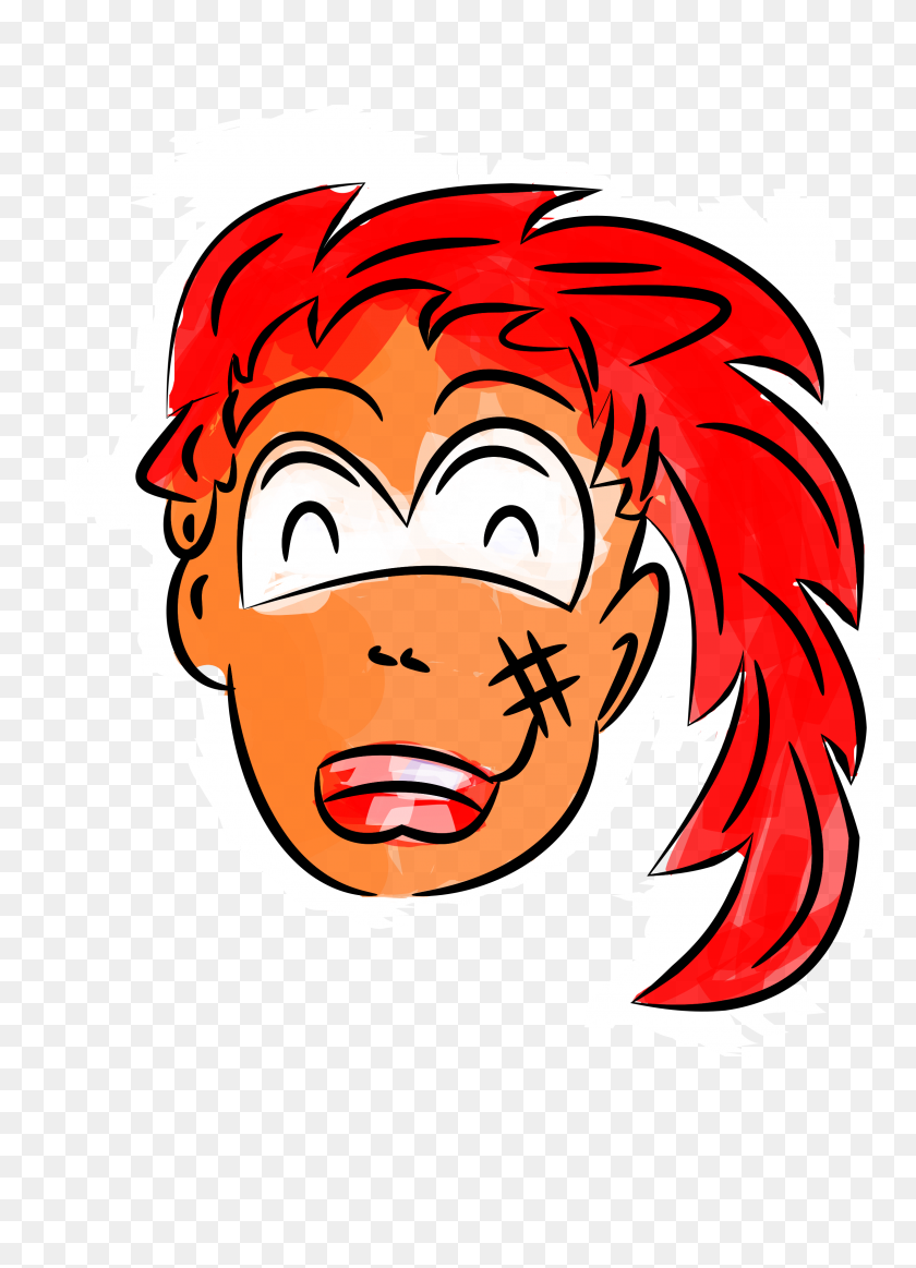 2400x3394 Clipart - Anime Sonrisa Png
