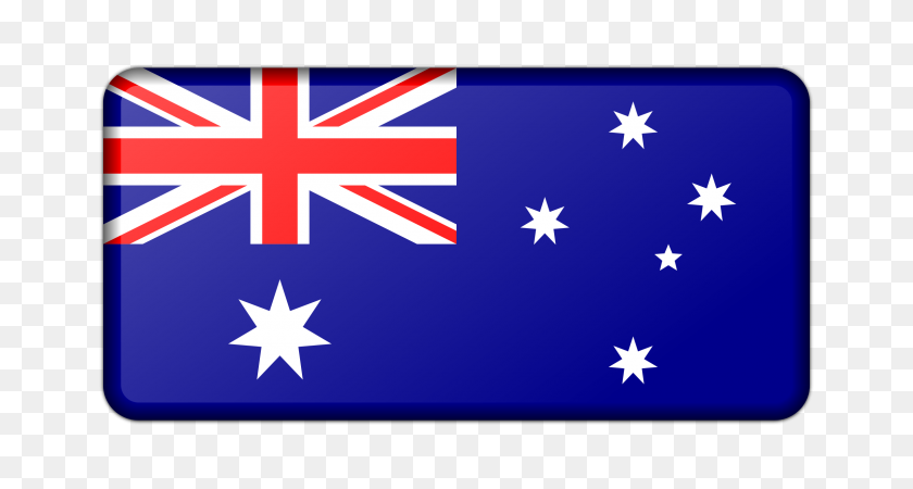 2400x1203 Clipart - Imágenes Prediseñadas De La Bandera Australiana