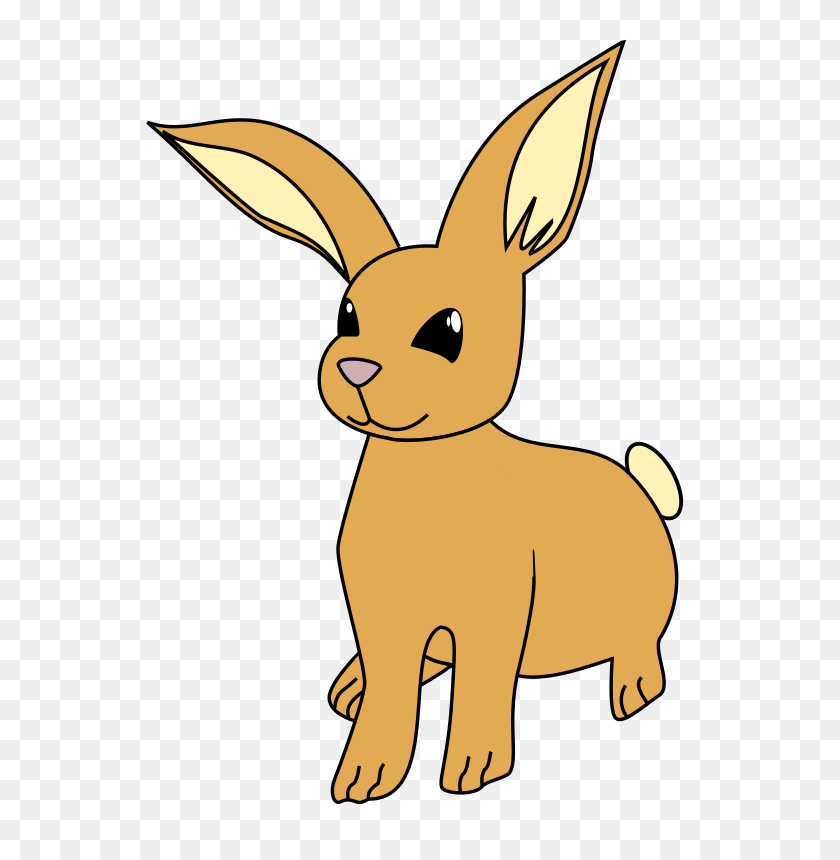 571x800 Clipart - Baby Bunny Clipart