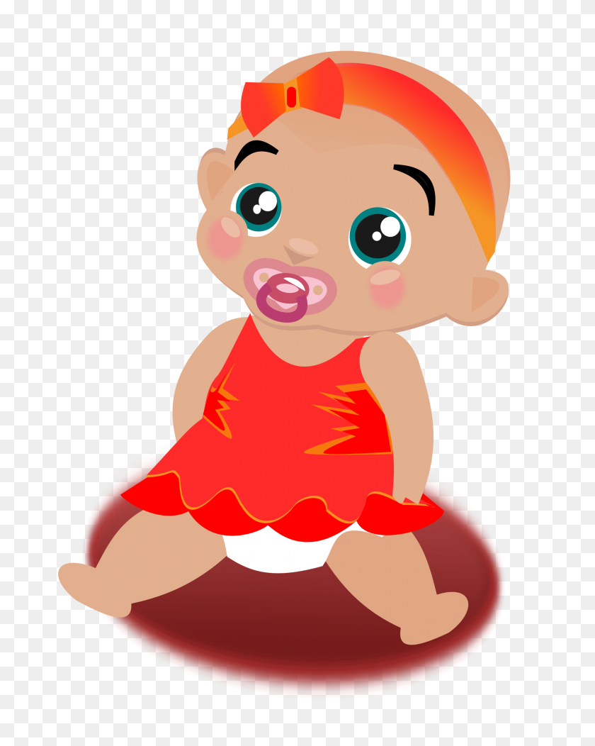 1886x2400 Clipart - Baby Girl Images Clip Art