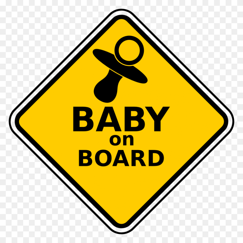788x788 Clipart - Baby On Board Clipart