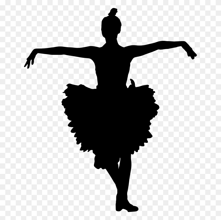 658x775 Clipart - Ballerina Silhouette PNG