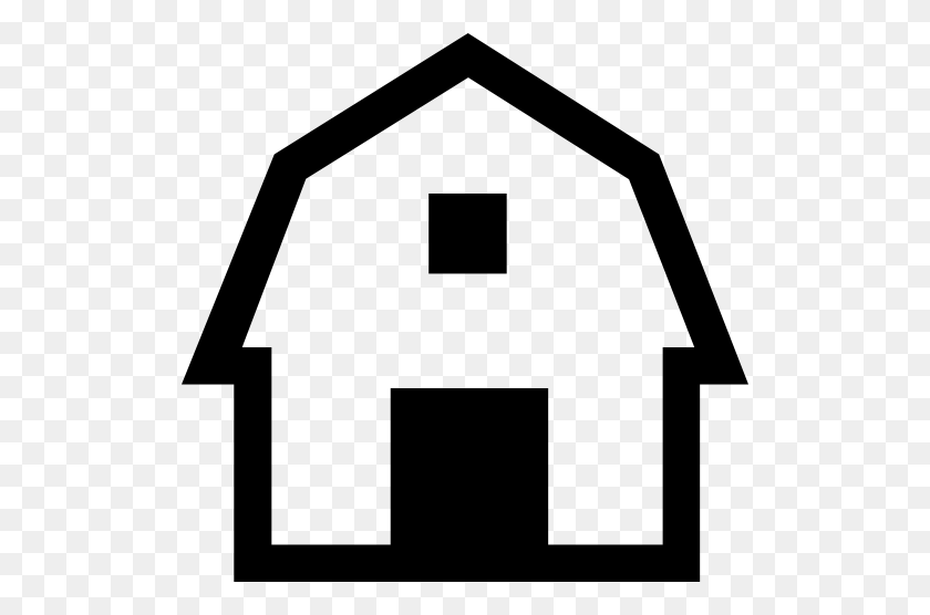 512x496 Clipart - Barn PNG