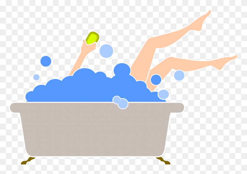 2388x1627 Clipart - Bath Tub Clip Art