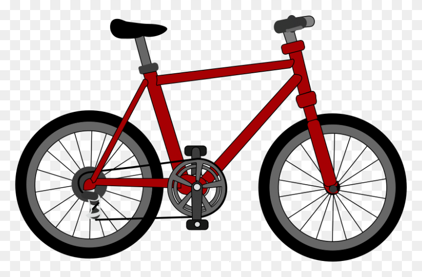 800x505 Clipart - Bicycle Clip Art