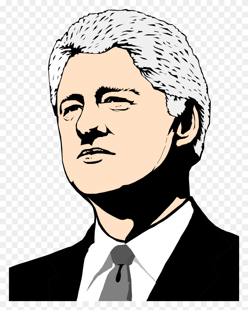 1868x2372 Imágenes Prediseñadas - Bill Clinton Clipart