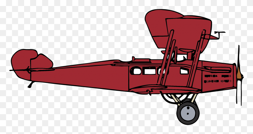 2254x1117 Clipart - Biplane Clipart