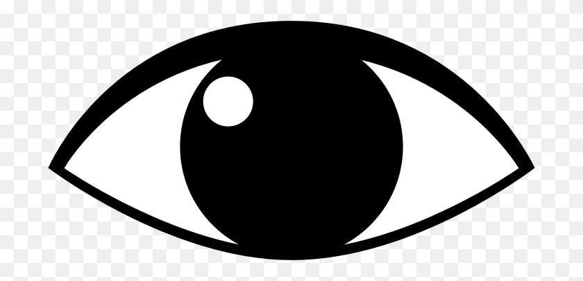 702x346 Clipart - Ojos Negros Png